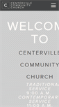 Mobile Screenshot of centervillecommunity.org